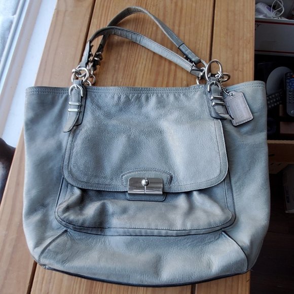 Coach Kristin Pinnacle Leather Handbag 19385 - Picture 1 of 10